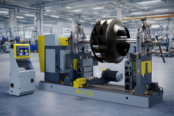 Balanssermasin ventilaatoritele BS-44-8000H Balanssermasin ventilaatoritele BS-44-8000H